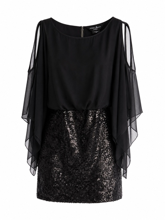 Guess by Marciano Dresses & Skirts - Guess by Marciano 2000s Sparkly Sequin Mini Cocktail Dress - Size XS